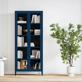 Vitrína ANGELO, 800 x 1850 x 450 mm, Modern: farba granátová