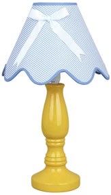 Candellux LOLA Stolná lampa 1X40W E14 Blue Gold 41-63489