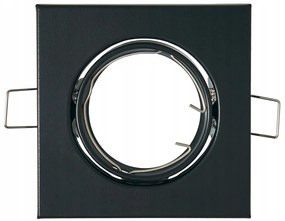 Podhľadové svietidlo GU10 71064 - čierne - štvorcové - vyklopné