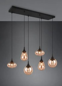 Osvetlenie Trio Lumina 93x34 cm kov čierna matná TR317000613