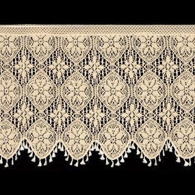 KRÁTKA ZÁCLONA NA PÁSKE MOLY 150X60 CM SVETLOBÉŽOVÁ