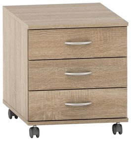 TEMPO ASISTENT 016 komoda na kolieskach, dubSonoma