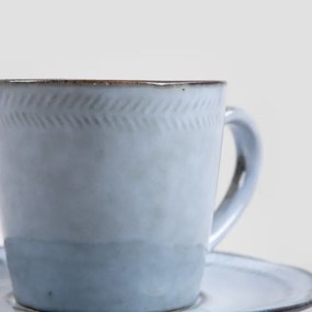 Šálka BLUEJEANS s podšálkou, modrá 745133 200 ml