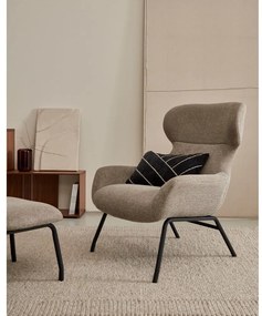 Hnedé kreslo Belina – Kave Home
