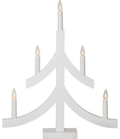 Biela vianočná svetelná dekorácia Pagod – Star Trading