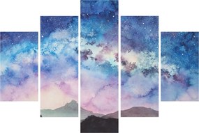 Obraz - Mliečna dráha, aquarel (150x105 cm)