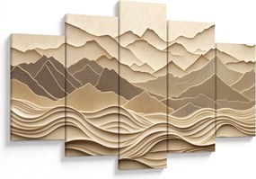 Obraz - 3D línia hôr (150x105 cm)
