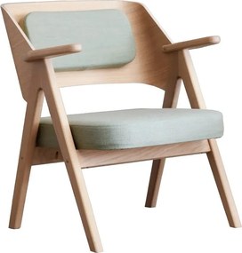 Svetlozelené dubové kreslo Findahl by Hammel