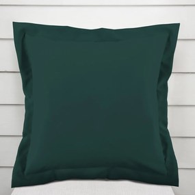 Biante Dekoračná obliečka na vankúš s lemom Rongo RG-099 Tmavá fľaškovo zelená 40 x 60 cm