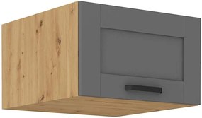 Horná kuchynská skrinka Lucid 60 NAGU-36 1F (korpus: dub artisan + front: mdf dustgrey). Vlastná spoľahlivá doprava až k Vám domov. 1134752