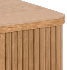 Nočný stolík v dekore duba v prírodnej farbe Langley – Actona