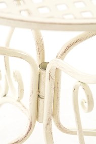 Kovový stôl GS13436802 - Krémová antik