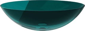 Besco Umývadlo na dosku zo syntetickej živice Anya 50x35 cm Ocean Breeze s výpustom Click-Clack BESCO-Typ výpuste: Click-Clack bez prepadu, chróm