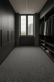 Rinos bv, Čistiaca zóna Merate grey, na mieru, šíře 1,3 m, šedá, pvc, chodba / predsieň