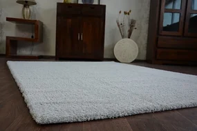 Koberec Micro fiber soft shaggy strieborný