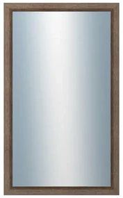 DANTIK - Zrkadlo v rámu, rozmer s rámom 60x100 cm z lišty CARRARA hnedá (2894)