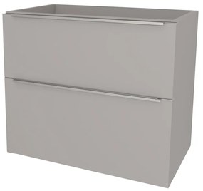 Mereo, Mereo Mailo, kúpeľňová skrinka 101 cm, chróm madlo, Multidecor, Arktická sivá, MER-CN592SARS1