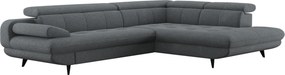 XXXLutz ROHOVÁ SEDAČKA, textil, antracitová Welnova - Sedačky - 000552032101
