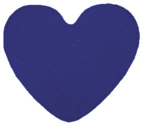 Kusový koberec Eton modrý srdce, 100x120 srdce, modrá, kuchyňa, Vopi