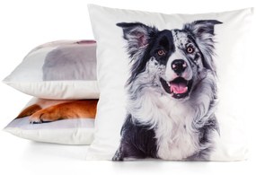 DETSKÁ DEKORAČNÁ OBLIEČKA NA VANKÚŠ ANIMAL77 45X45 CM VZOROVANÁ