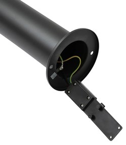 Moderné vonkajšie svietidlo čierne 80 cm IP44 vrátane LED - Roxy