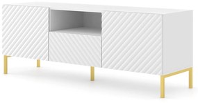 TV stolík/skrinka Surfy 3D (biela). Vlastná spoľahlivá doprava až k Vám domov. 1056630