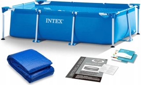 Záhradný Bazén S Konštrukciou Intex 220x150x60 cm Obdĺžnikový rodinný veľký
