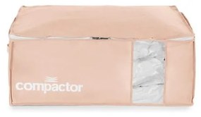 Vákuové plastové úložné boxy na oblečenie v súprave 3 ks 65x45x27 cm Pink Edition – Compactor