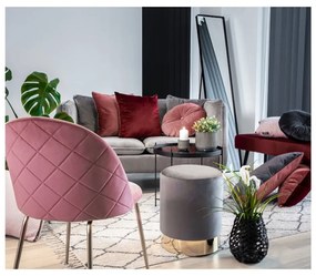 Sivý puf House Nordic Gamby, ø 34 cm