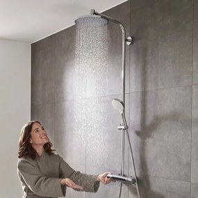Hansgrohe Crometta S, showerpipe 240 1jet s termostatom, chróm, HAN-27267000