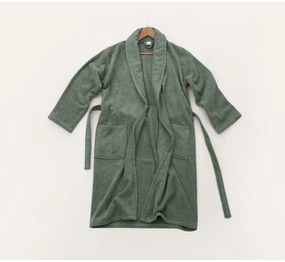 Zelený bavlnený župan veľkosť S/M - Foutastic