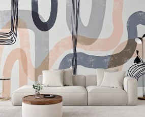 Gario Fototapeta Béžové línie Boho - Andrea Haase Materiál: Vliesová, Rozmery: 100 x 70 cm