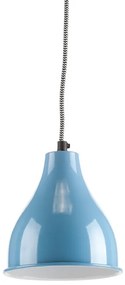 Vintage - retro kovové svietidlo - lampa NUNO Blue, 16x17cm