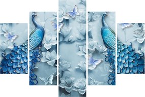 Obraz pávov (150x105 cm)