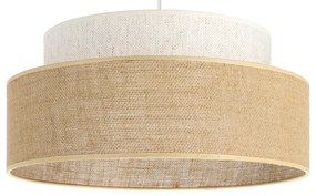 Luster na lanku BOHO 1xE27/60W/230V pr. 40 cm krémová/béžová