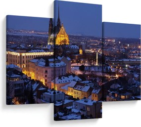 Obraz - Katedrála sv. Petra a Pavla, Brno, Česká Republika (90x60 cm)