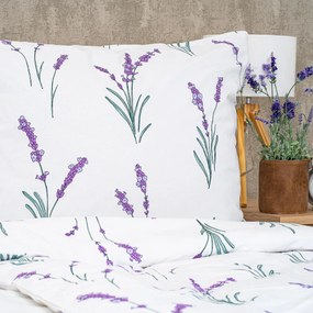 4Home Bavlnené obliečky Lavender, 140 x 200 cm, 70 x 90 cm