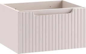 Koupelnová sestava Nova Cashmere II s deskou, regálem a skříňkami 50 cm kašmírová/dub coast evoke