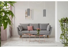 Luster na lanku ZIK 2xE27/40W/230V pavúk šedá