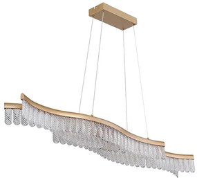 Globo 67348HG - LED Luster na lanku JULIET LED/35W/230V 3200K zlatá