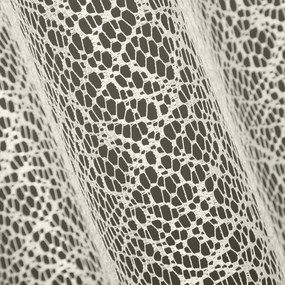 ZÁCLONA NA KRÚŽKOCH AMANDA 140X250 CM KRÉMOVÁ