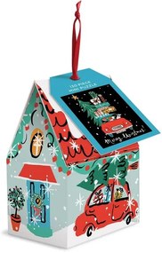 Vianočné puzzle Vianočné auto 130ks