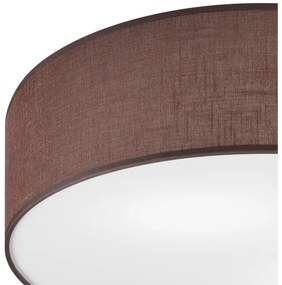 Stropné svietidlo SIRJA DOUBLE 4xE27/15W/230V pr. 45 cm hnedá