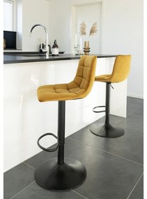 Žlté barové stoličky v súprave 2 ks 88 cm Middelfart – House Nordic