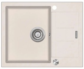 Concept DG05C45BE - Kuchynský drez CUBIS 50x62 cm granit/béžový