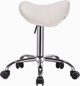 LuxuryForm DESIGN Kozmetický taburet BULL - biely