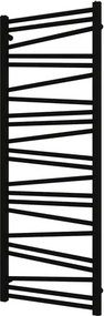 Radiátor kombinovaný SAT Lilon 133,5x50 cm čierna matná SATRALI1335500BL