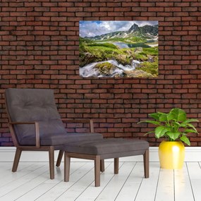 Obraz - Pohľad na horu Rila (70x50 cm)