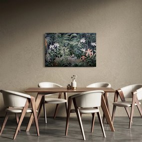 Obraz - Maľovaný vzor džungle (90x60 cm)