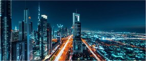Obraz - Dubajská noc (120x50 cm)
